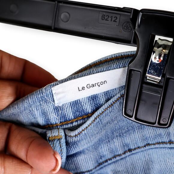 Frame Le Garcon Boyfriend Light Wash Bue Womens Jeans 29 - Picture 7 of 11